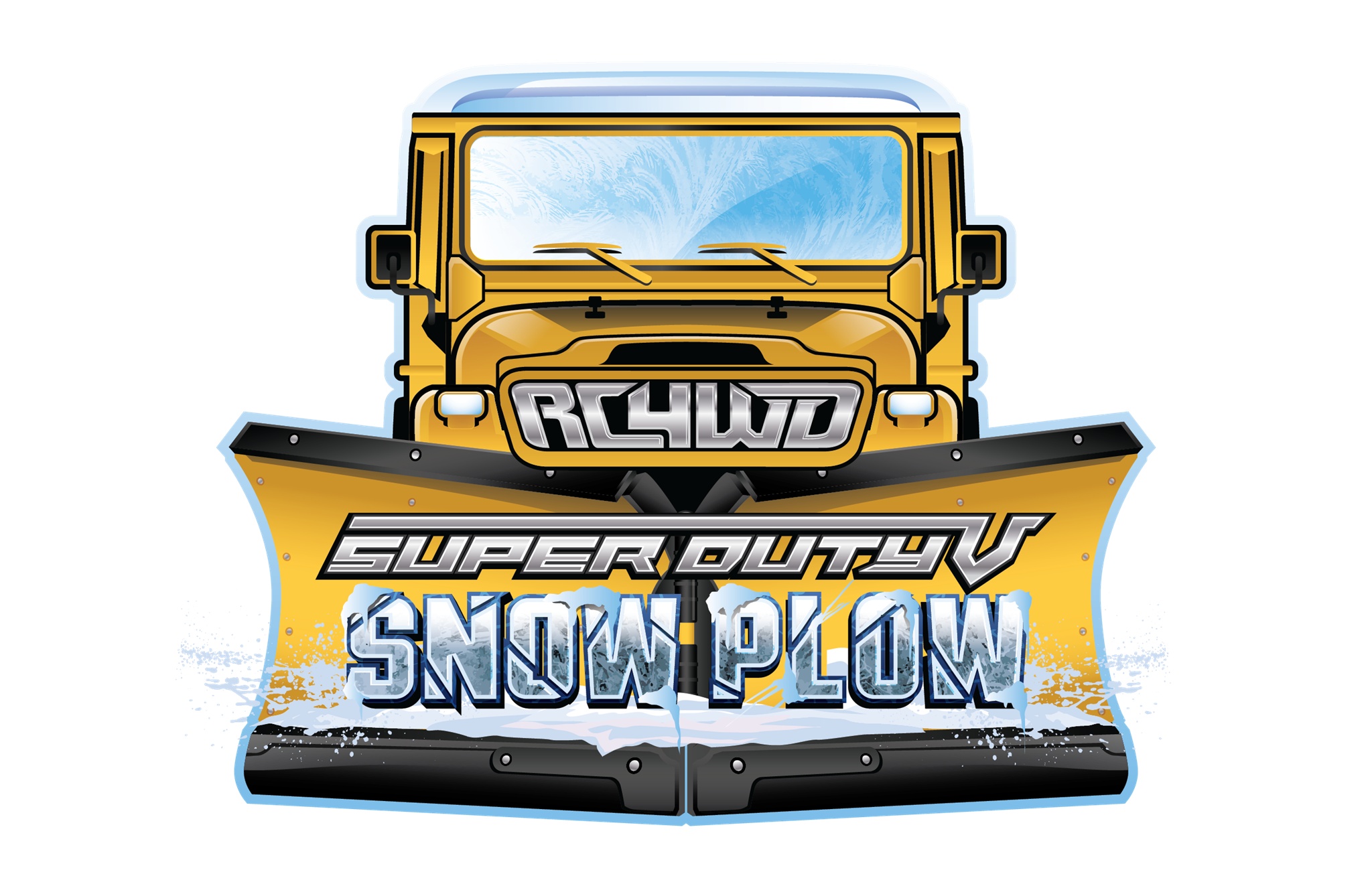 RC4WD X0045 Super Duty V Snow Plow (Red) SamiRC